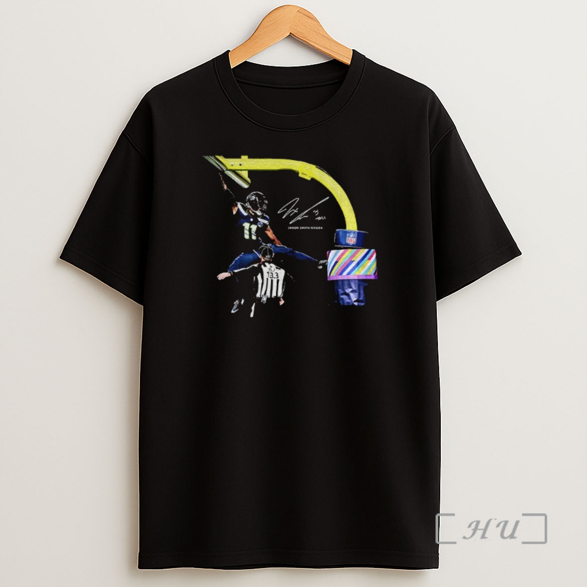 Officials Jaxon Smith Njigba Touchdown Seattle Seahawks Nfl Football Signature Premium Shirt Sweatshirt Tee