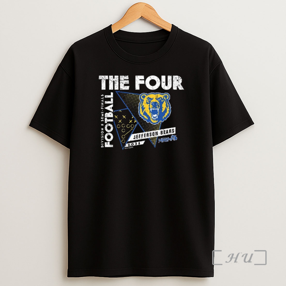 Officials Jefferson Bears 2025 Mhsaa Football Division 5 The Four Premium Shirt Sweatshirt Tee
