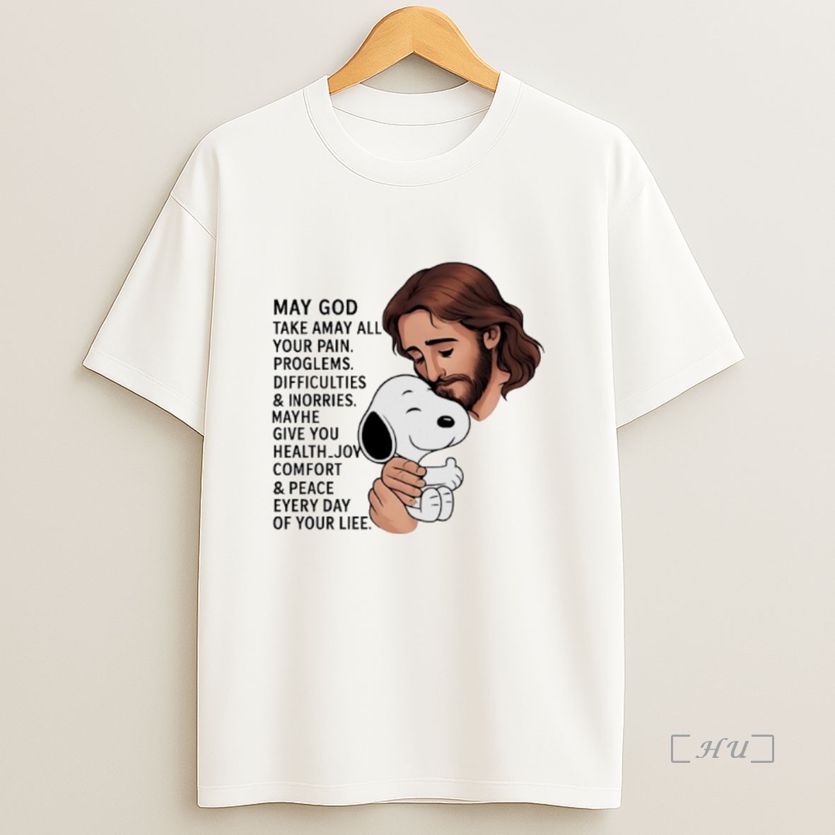 Officials Jesus Ans Snoopy May God Take Away All Your Pain Problems Difficulties Premium Shirt Sweatshirt Tee