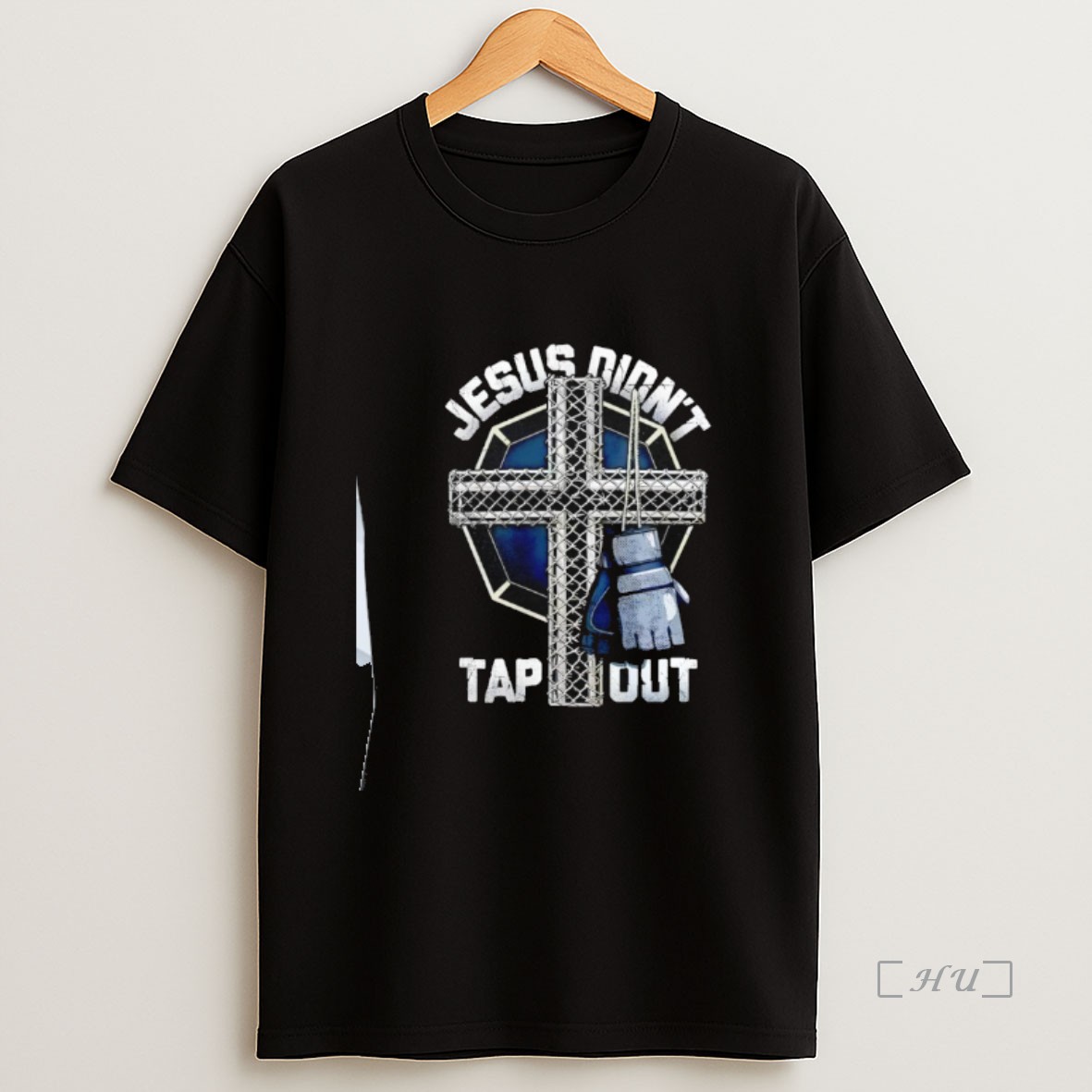 Officials Jesus Didnt Tap Out Cross Metal Boxing Gloves Premium Shirt Sweatshirt Tee