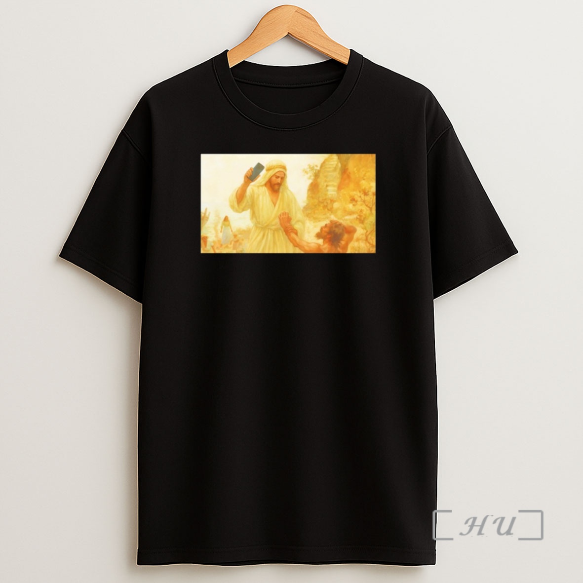 Officials Jesus Heals Demon Possessed Man By Taking Away His Smartphone Premium Shirt Sweatshirt Tee