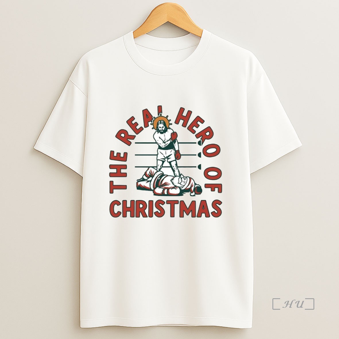 Officials Jesus The Real Hero Of Christmas Premium Shirt Sweatshirt Tee