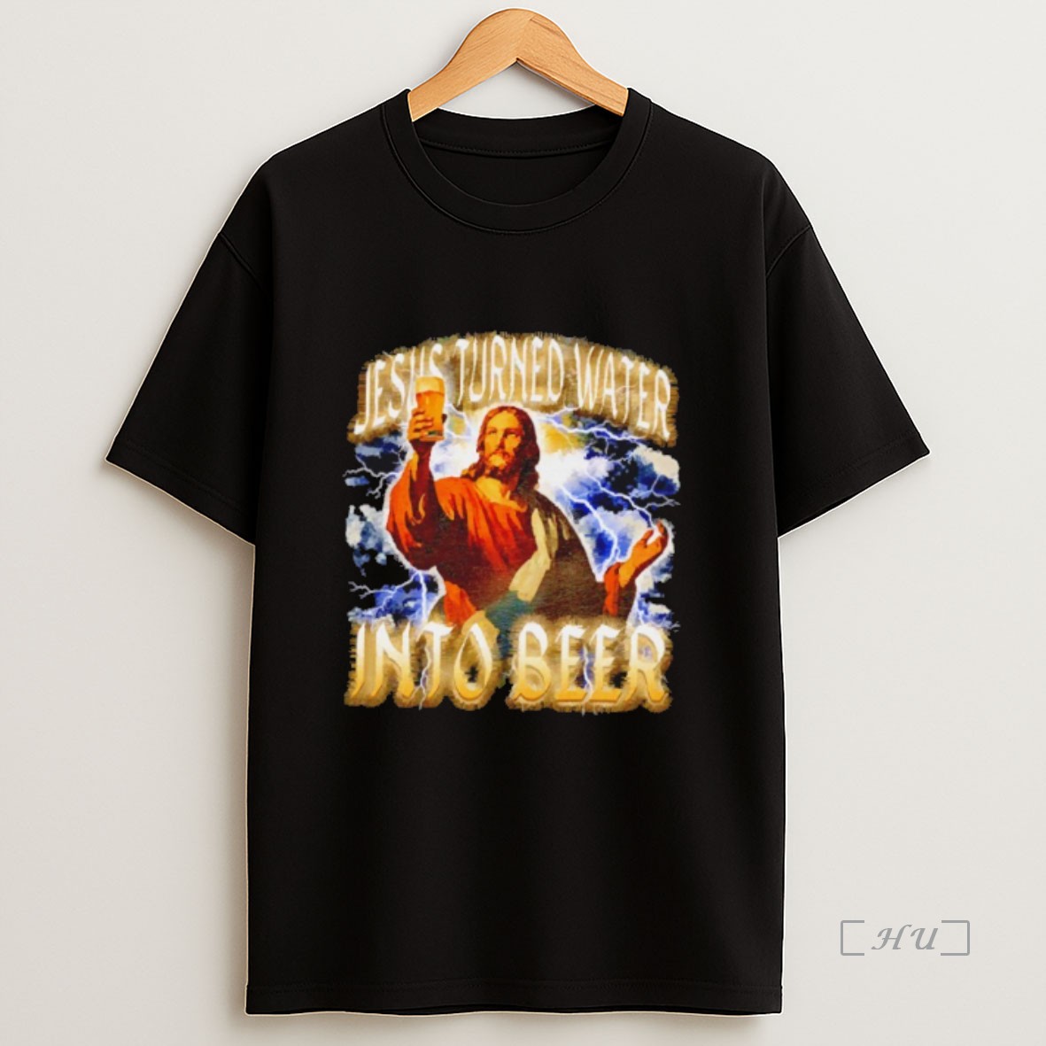 Officials Jesus Turned Water Into Beer Premium Shirt Sweatshirt Tee