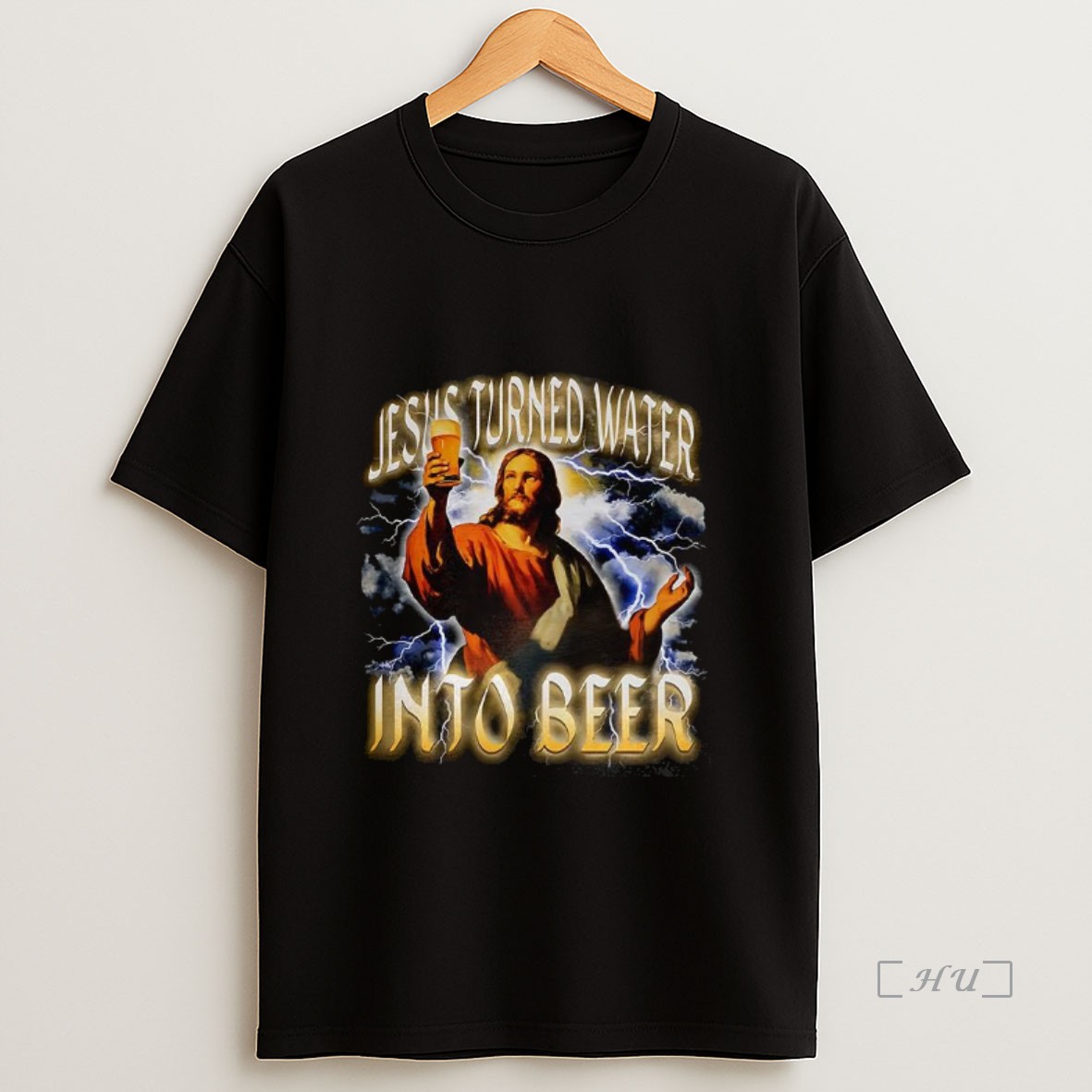 Officials Jesus Turned Water Into Beer Meme Christian Premium Shirt Sweatshirt Tee