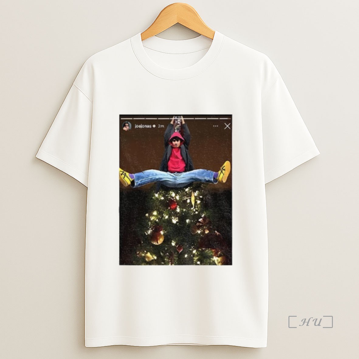 Officials Joe Jonas Christmas Tree Instagram Story Premium Shirt Sweatshirt Tee