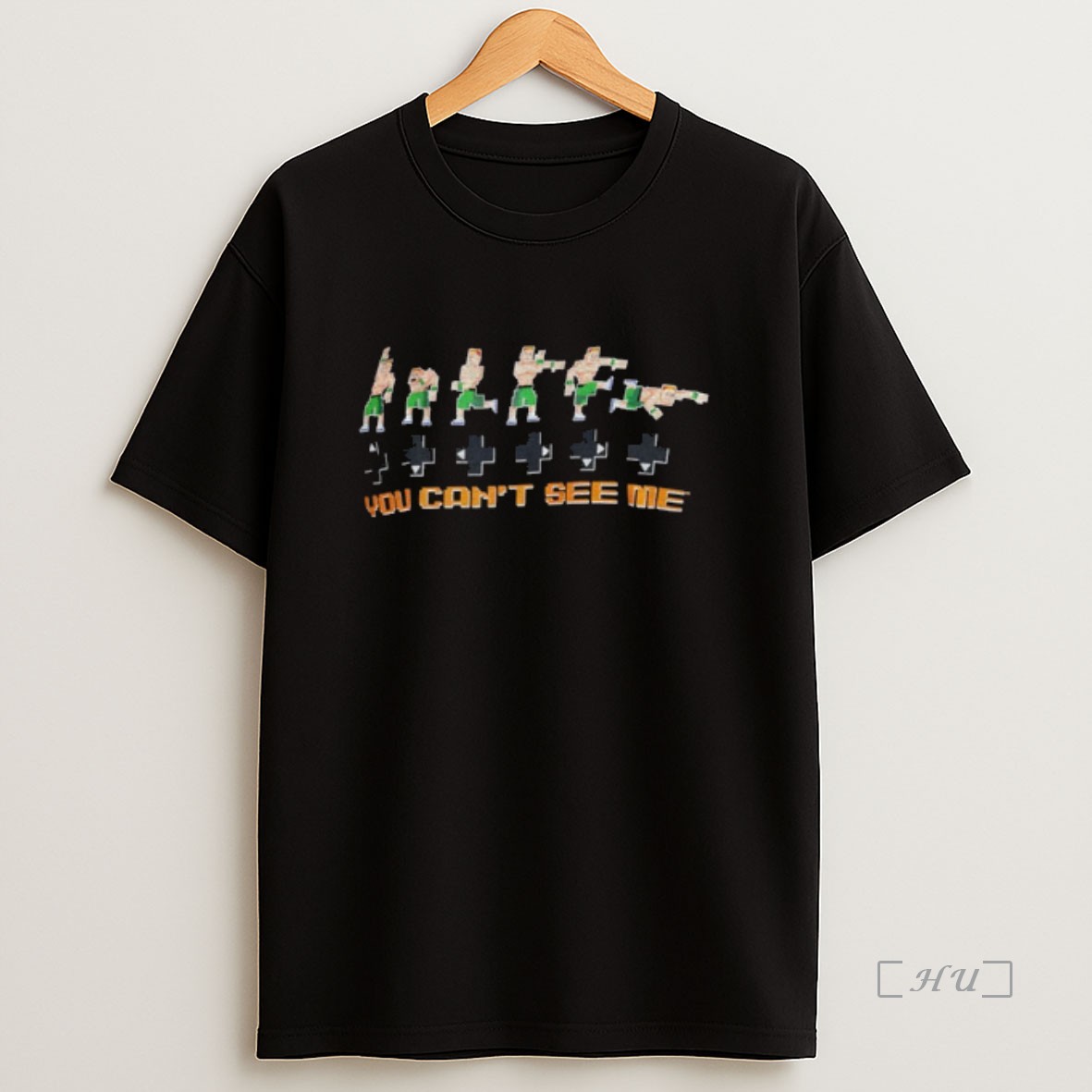 Officials John Cena Retro 8 Bit You Cant See Me Wwe Premium Shirt Sweatshirt Tee
