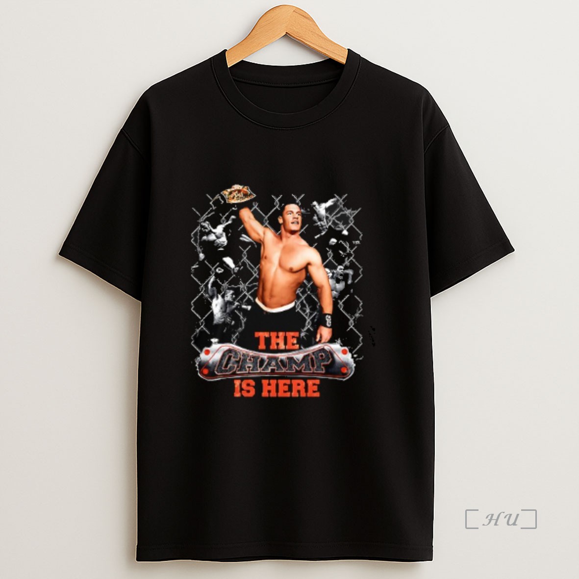 Officials John Cena The Champ Is Here Graphic Double Sided Graphic Premium Shirt Sweatshirt Tee