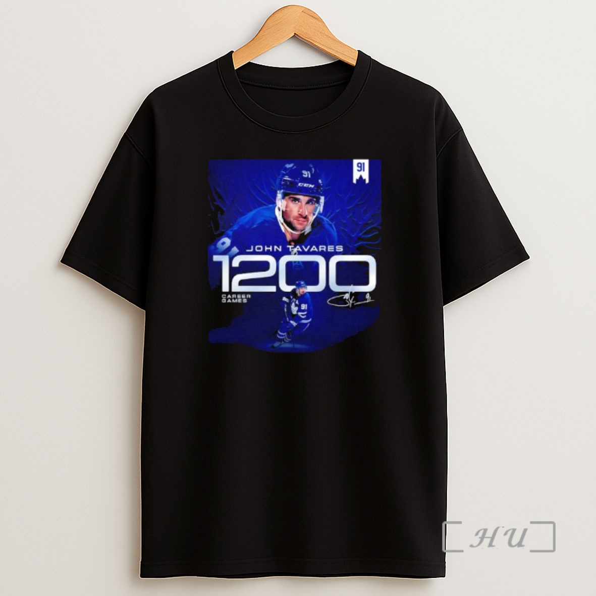 Officials John Tavares 1200 Career Games Signature Premium Shirt Sweatshirt Tee