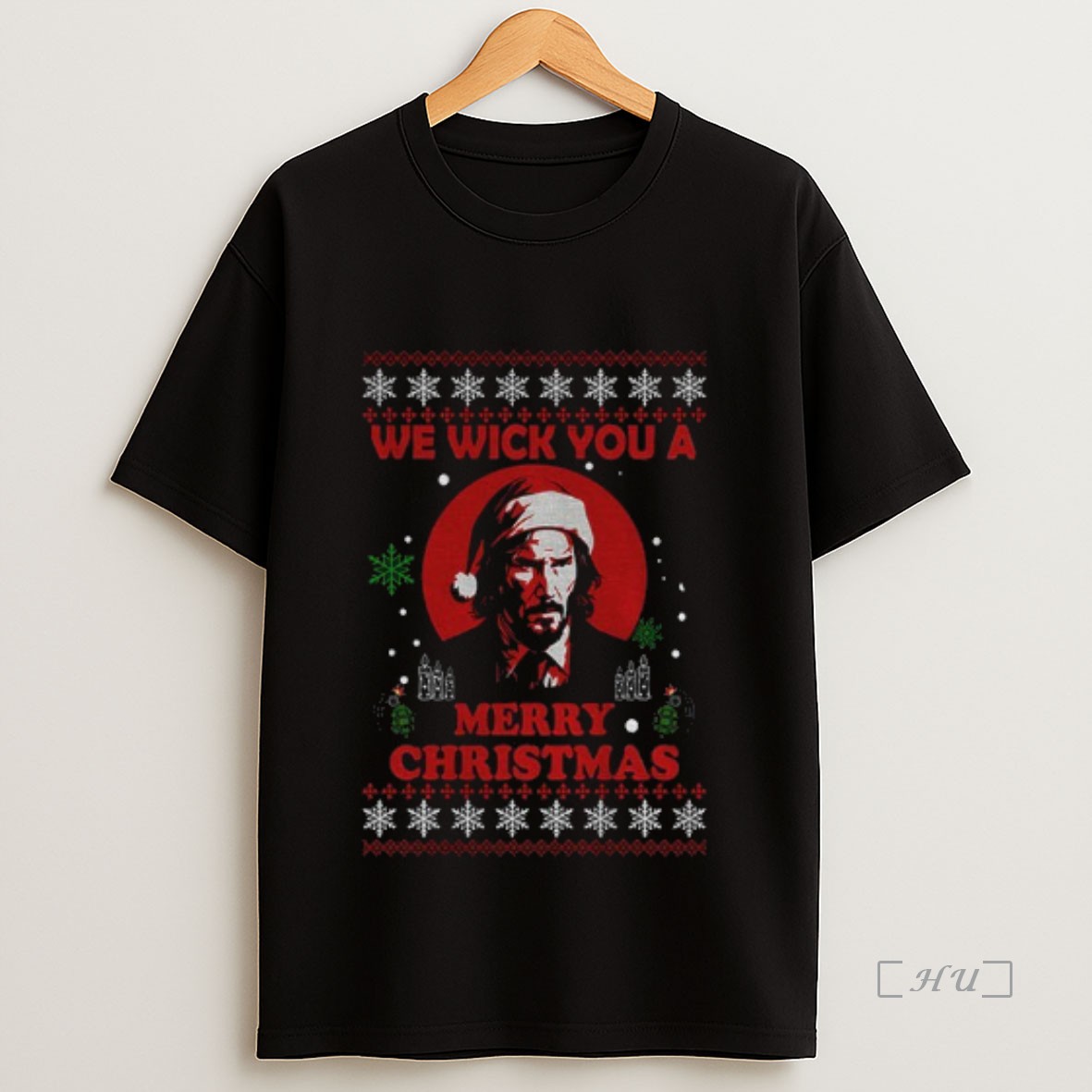 Officials John Wick We Wick You A Merry Christmas Premium Shirt Sweatshirt Tee