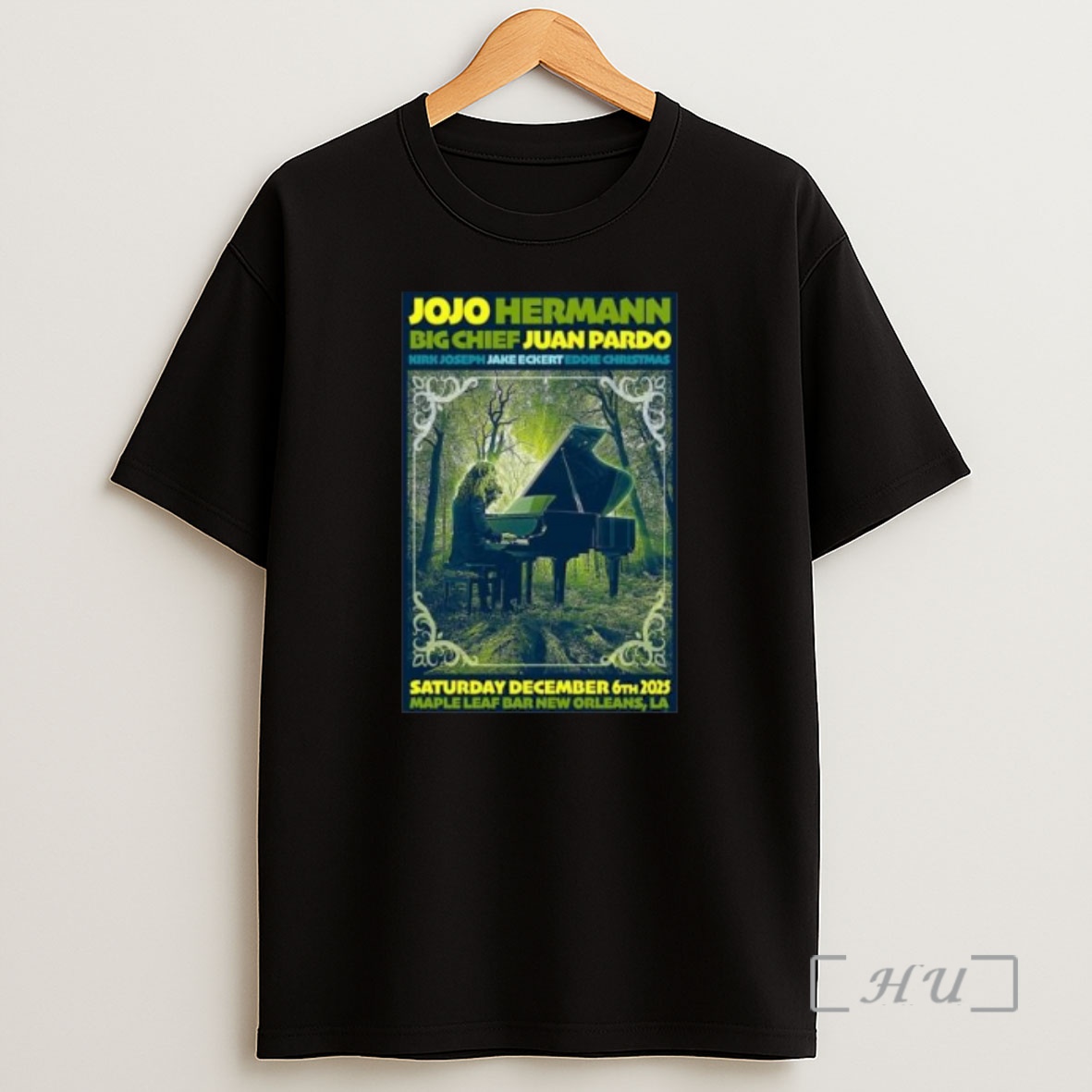 Officials Jojo Hermann Big Chief Juan Pardo Dec 6 2025 New Orleans Circle Black Premium Shirt Sweatshirt Tee