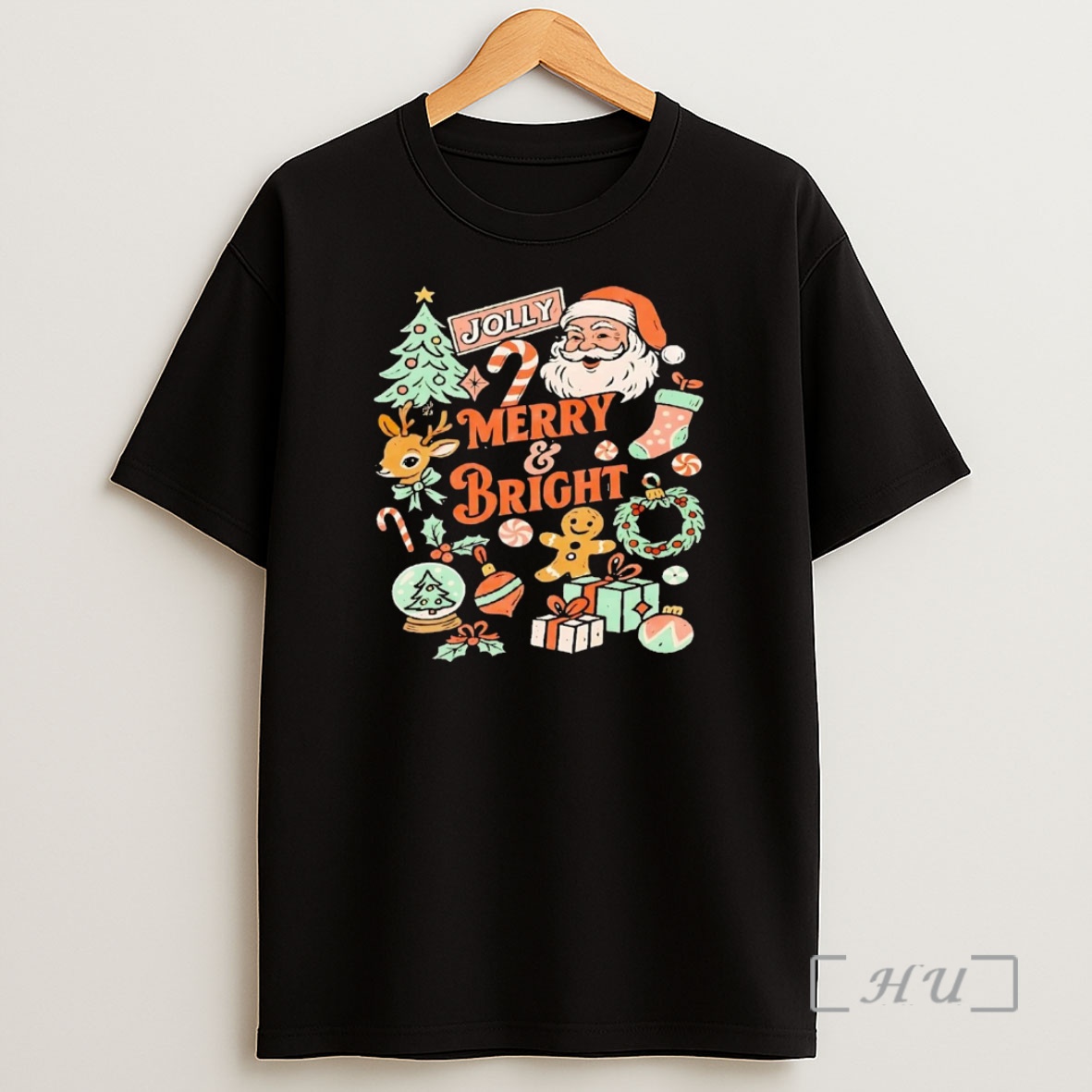 Officials Jolly Merry And Bright Christmas Premium Shirt Sweatshirt Tee
