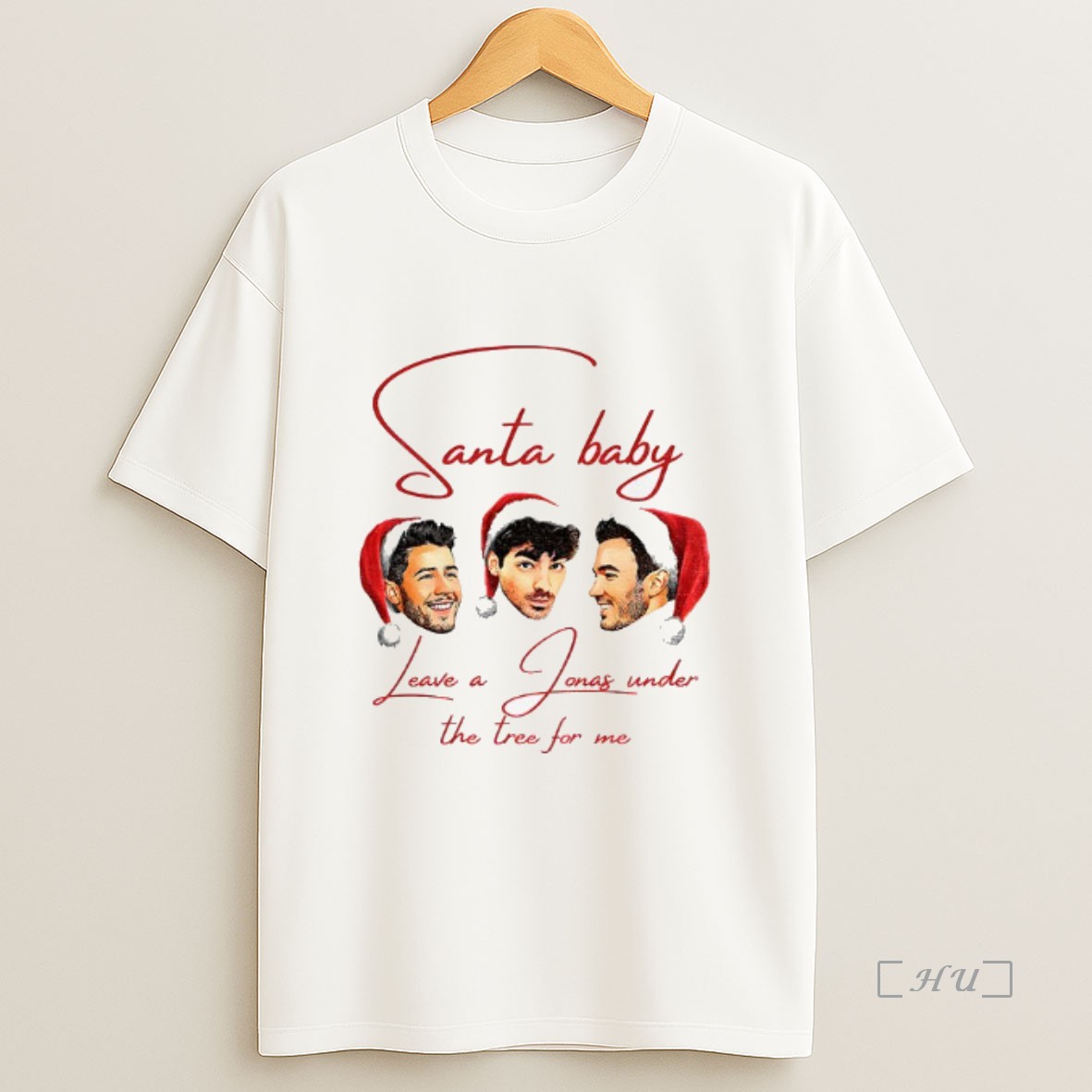Officials Jonas Bros Santa Baby Christmas Leave A Jonas Under The Tree For Me Premium Shirt Sweatshirt Tee
