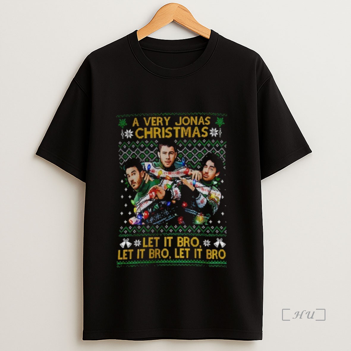 Officials Jonas Brothers A Very Jonas Christmas Let It Bro Premium Shirt Sweatshirt Tee