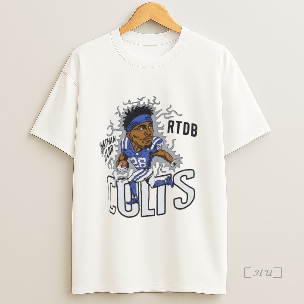 Officials Jonathan Taylor Rtdb Indianapolis Colts Player Caricature Premium Shirt Sweatshirt Tee