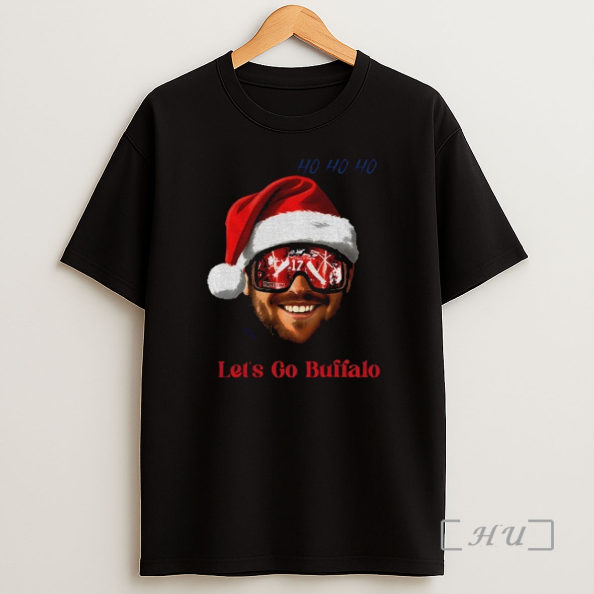 Officials Josh Allen Santa Ho Ho Ho Lets Go Buffalo Bills Nfl Merry Christmas Premium Shirt Sweatshirt Tee