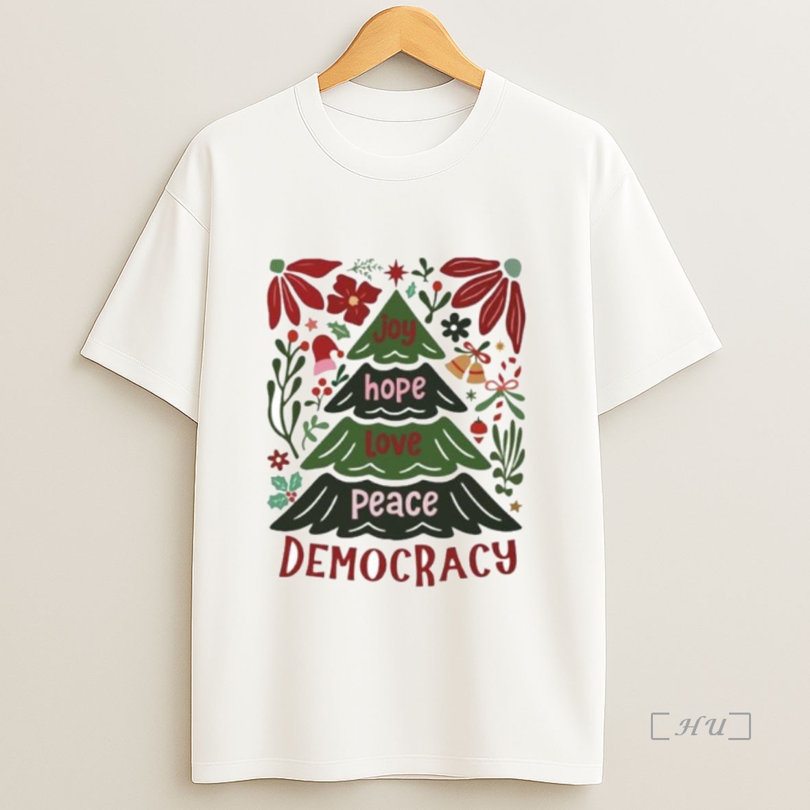 Officials Joy Hope Love Peace Democracy Ornaments Premium Shirt Sweatshirt Tee