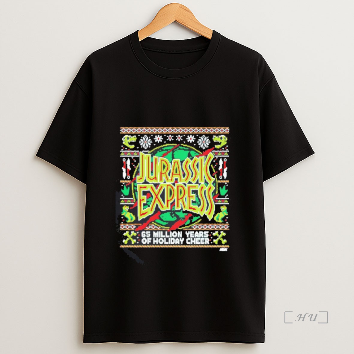 Officials Jurassic Express 65 Million Years Of Holiday Cheer Christmas Premium Shirt Sweatshirt Tee