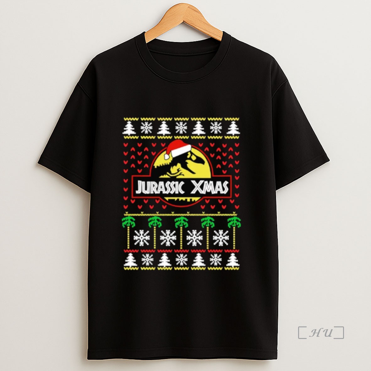 Officials Jurassic Xmas Jurassic Park Ugly Christmas Premium Shirt Sweatshirt Tee