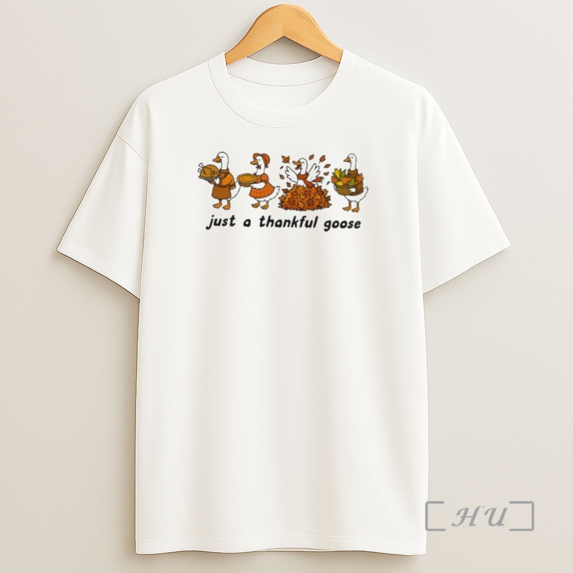 Officials Just A Thankful Goose Thanksgiving Premium Shirt Sweatshirt Tee 2