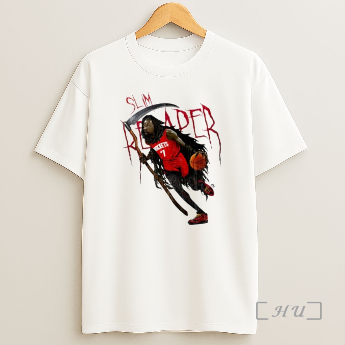 Officials Kd Slim Reaper Kevin Durant Houston Rockets Premium Shirt Sweatshirt Tee