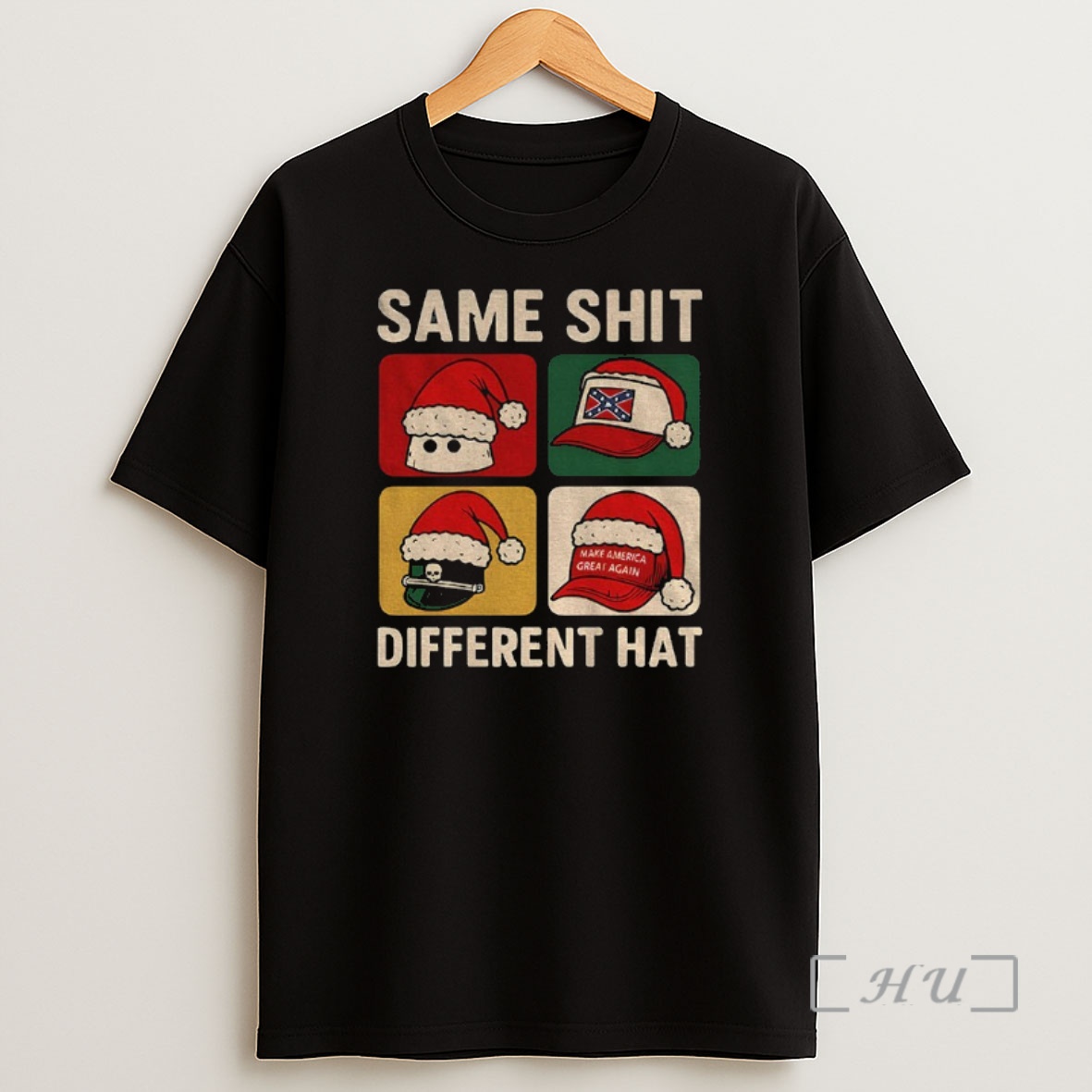 Officials Kkk Make America Great Again Santa Hat Same Shit Different Hat Political 2025 Premium Shirt Sweatshirt Tee