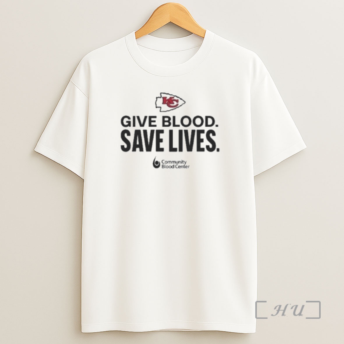 Officials Kansas City Chiefs Give Blood Save Lives Circle White Premium Shirt Sweatshirt Tee