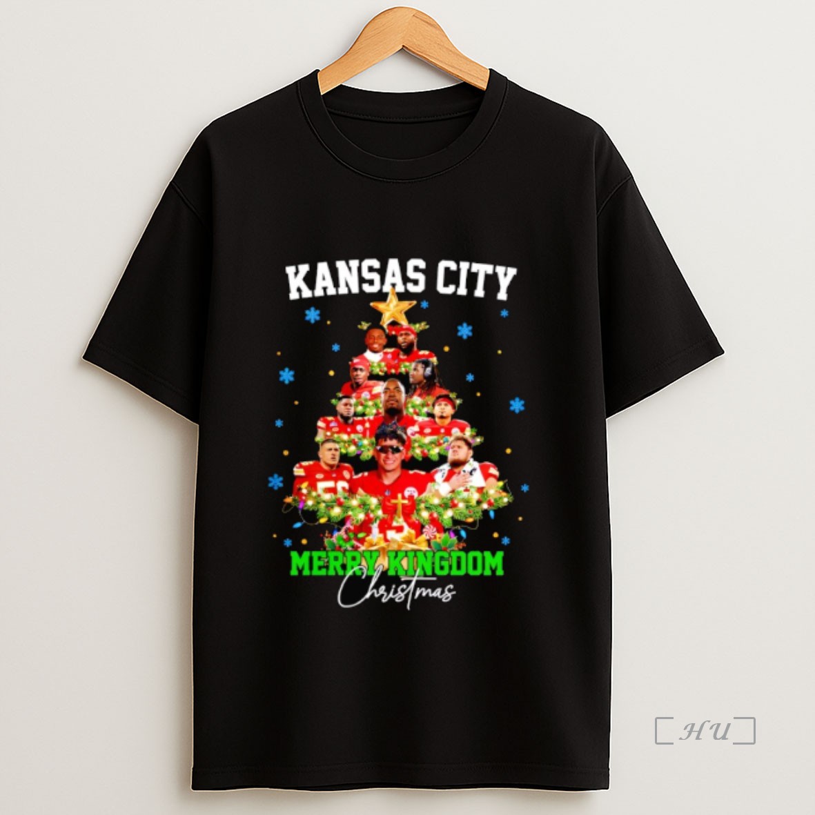 Officials Kansas City Chiefs Nfl Merry Kingdom Christmas Tree Premium Shirt Sweatshirt Tee