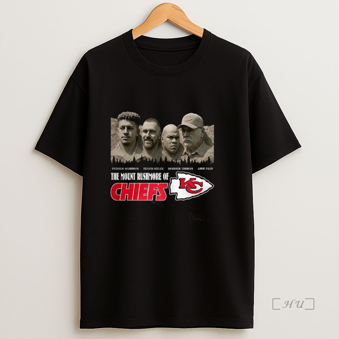 Officials Kansas City Chiefs The Mount Rushmore Of Chiefs Patrick Travis Derrick Andy Premium Shirt Sweatshirt Tee