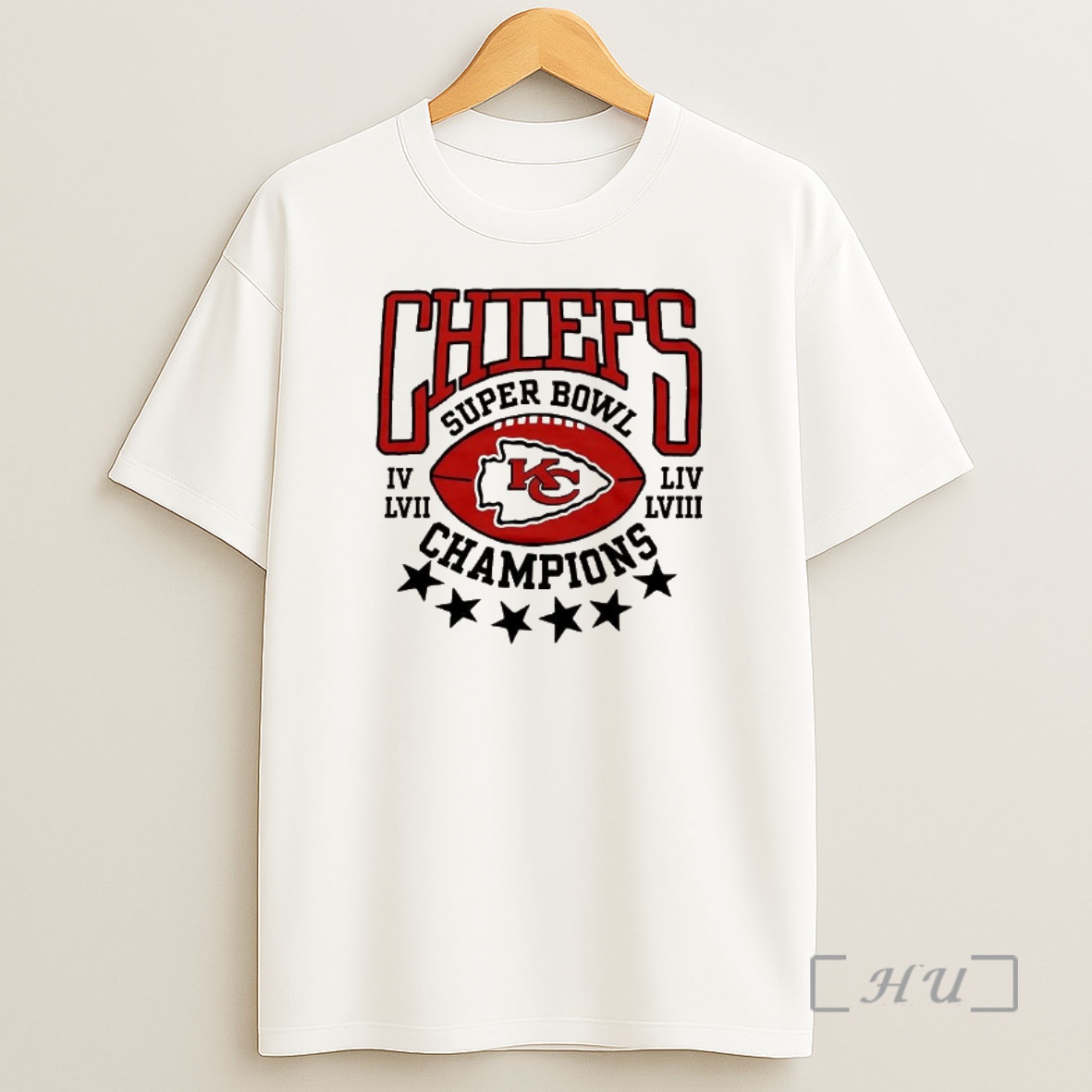 Officials Kansas City Chiefs Football 4 Time Super Bowl Champions Premium Shirt Sweatshirt Tee