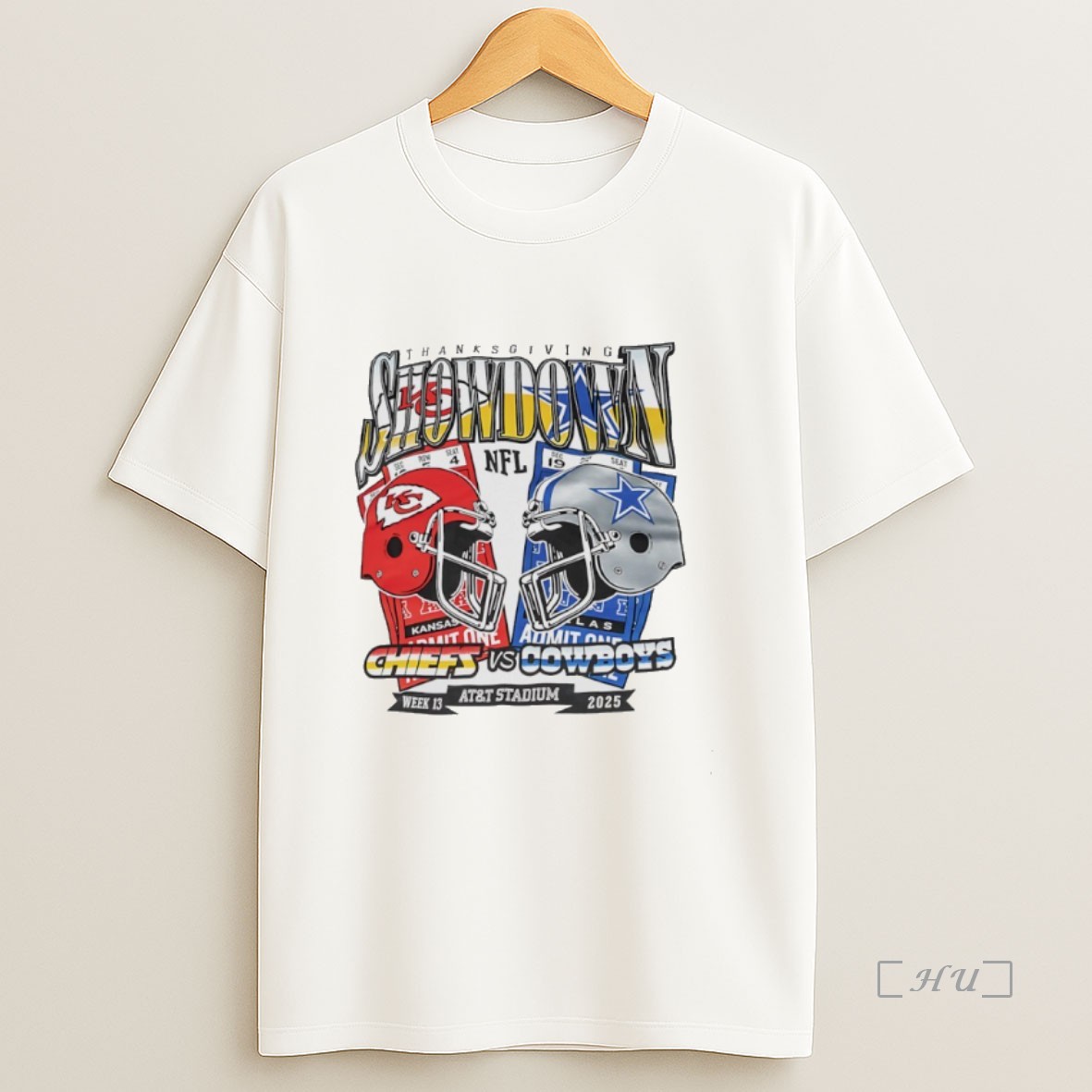Officials Kansas City Chiefs Vs Dallas Cowboys 2025 Thanksgiving Showdown Premium Shirt Sweatshirt Tee