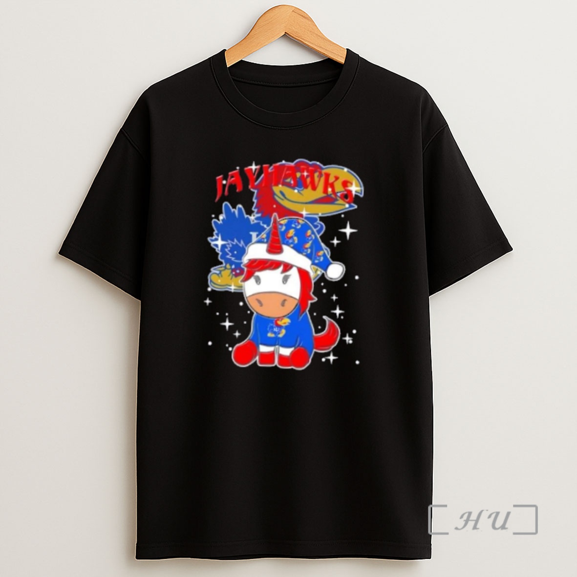 Officials Kansas Jayhawks Football X Unicorn Merry Christmas Premium Shirt Sweatshirt Tee