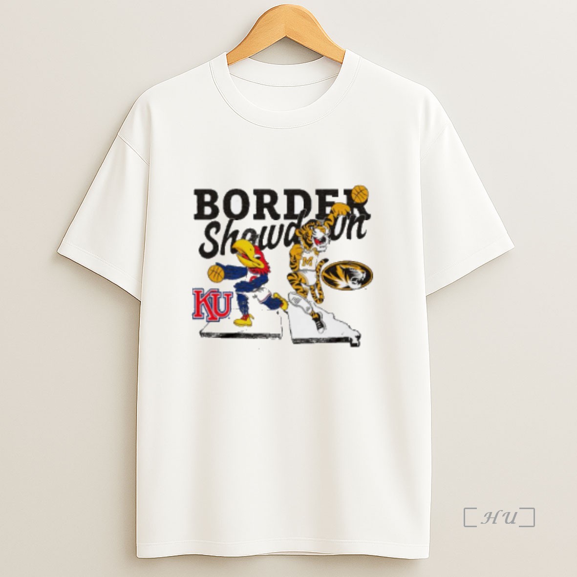 Officials Kansas Jayhawks Vs Missouri Tigers 2025 Border Showdown Mascot Premium Shirt Sweatshirt Tee