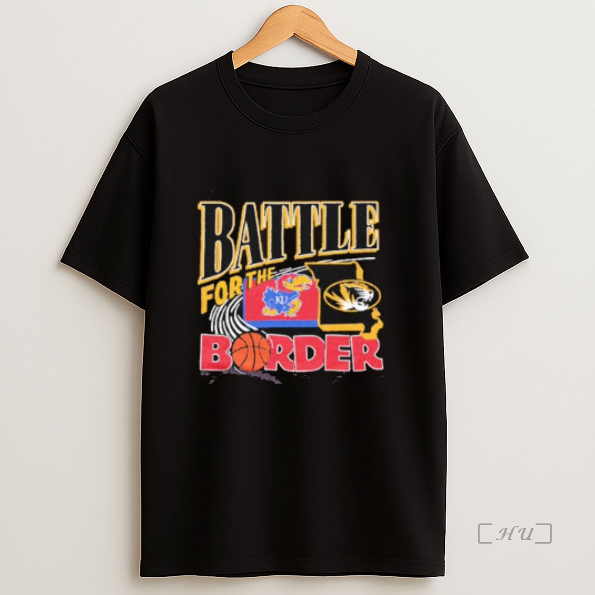 Officials Kansas Jayhawks Vs Missouri Tigers Battle For The Border Premium Shirt Sweatshirt Tee