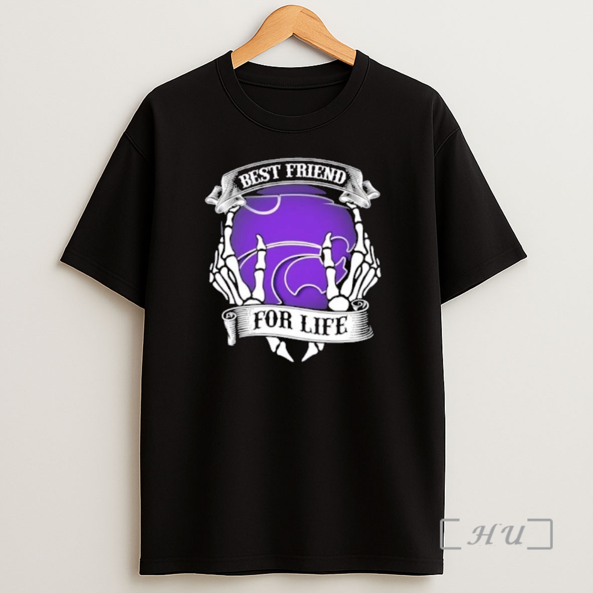 Officials Kansas State Wildcats Best Friend For Life Hands Bones Premium Shirt Sweatshirt Tee