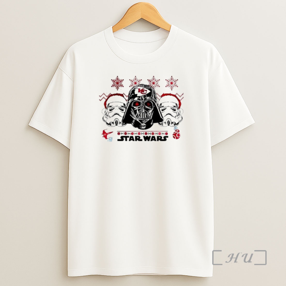 Officials Kansas City Chiefs X Star Wars Ugly Christmas Premium Shirt Sweatshirt Tee