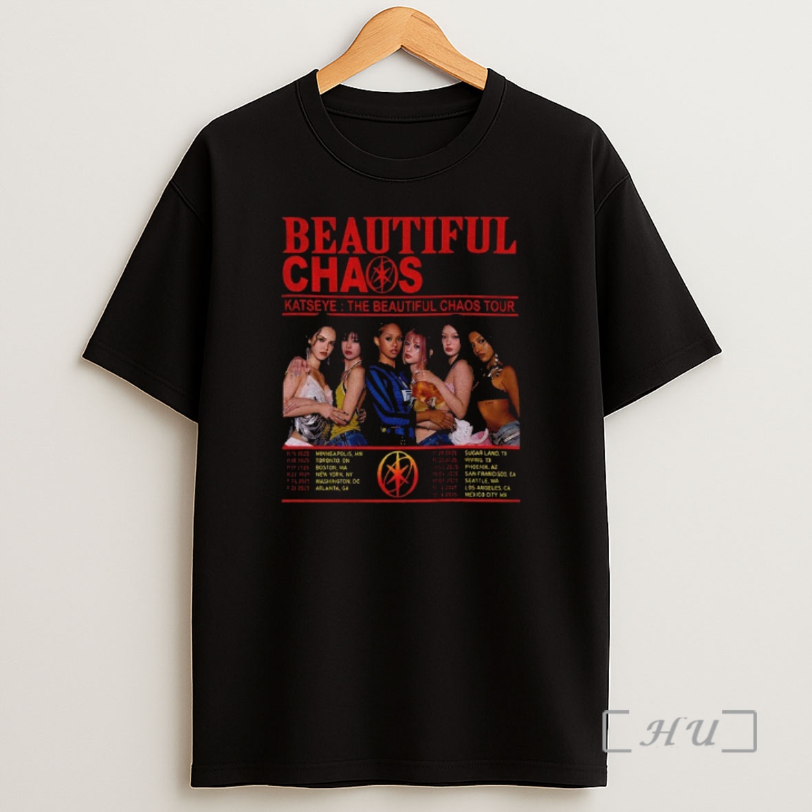 Officials Katseye The Beautiful Chaos Tour 2025 Premium Shirt Sweatshirt Tee