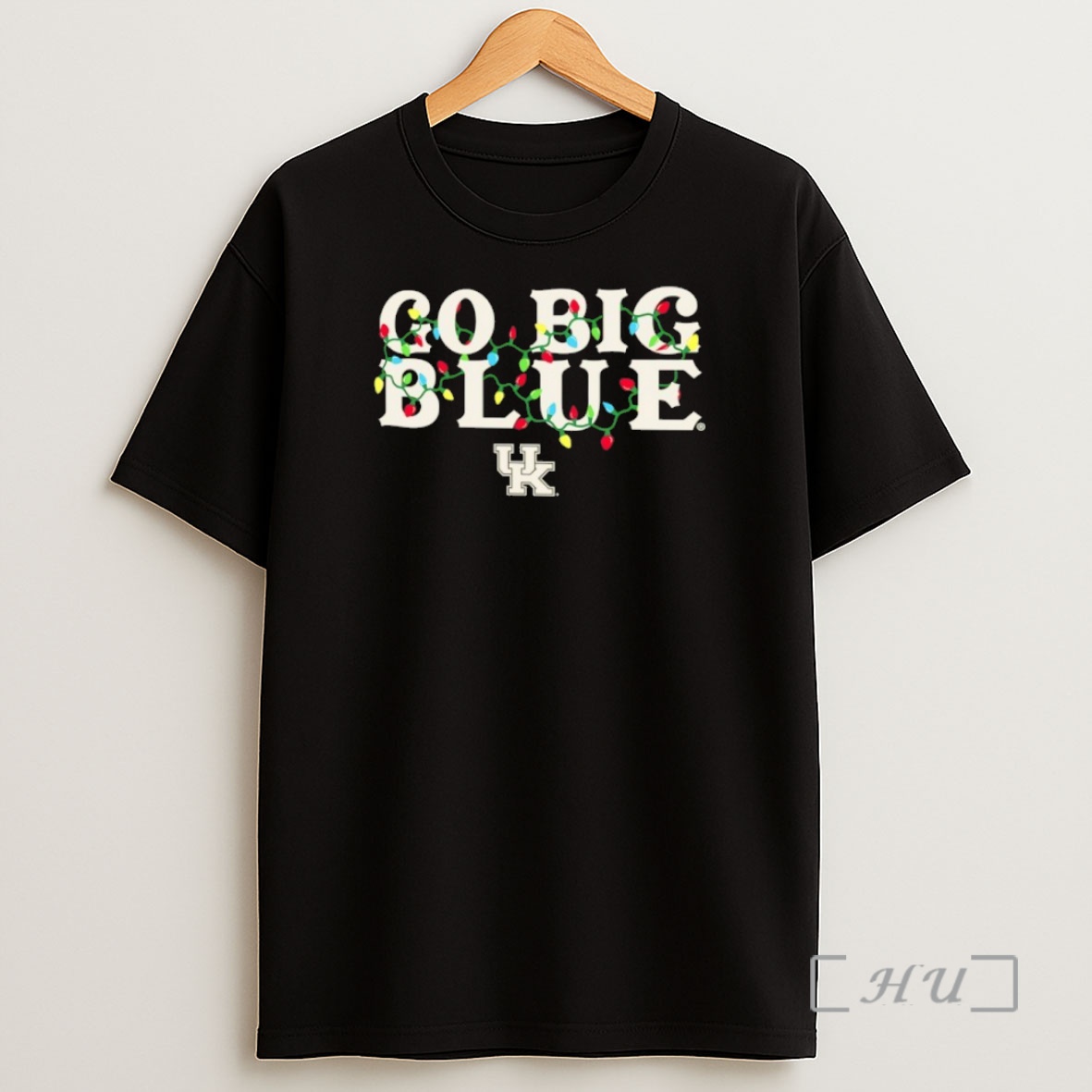 Officials Kentucky Wildcats Go Big Blue String Lights Christmas Premium Shirt Sweatshirt Tee