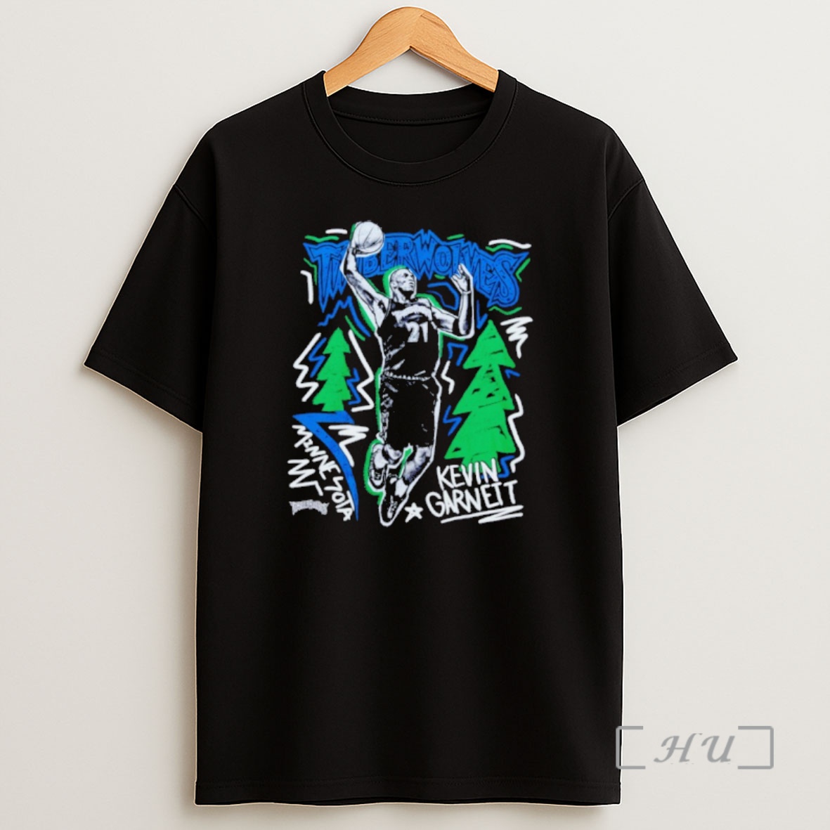 Officials Kevin Garnett Minnesota Timberwolves Nba Chalked Up Premium Shirt Sweatshirt Tee