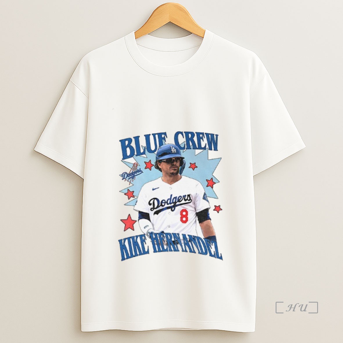 Officials Kike Hernandez Los Angeles Dodgers World Series Blue Crew Mlb Baseball 2025 Premium Shirt Sweatshirt Tee