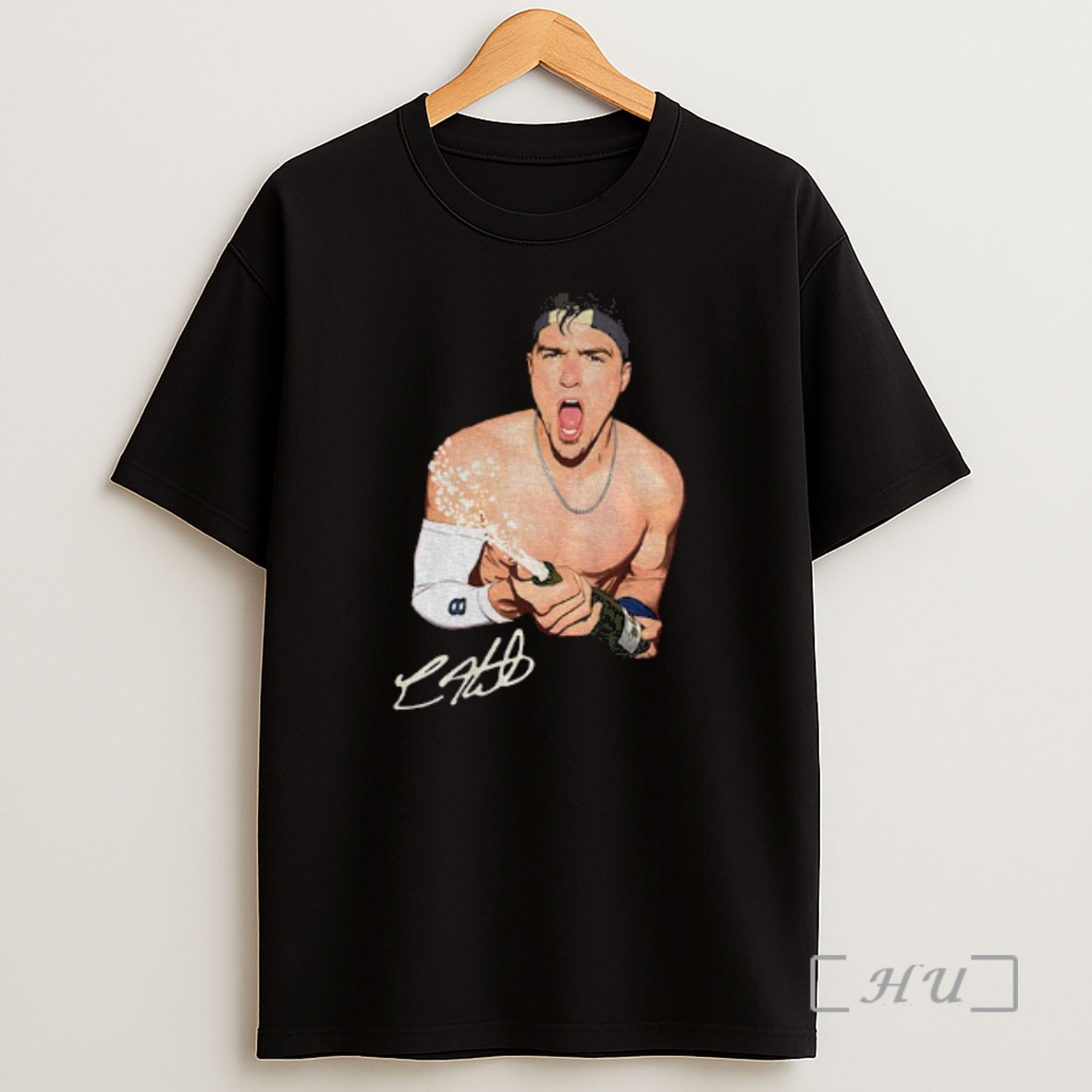 Officials Kike Hernandez Shirtless Champions Celebration Los Angeles Dodgers Mlb World Series Signature Premium Shirt Sweatshirt Tee
