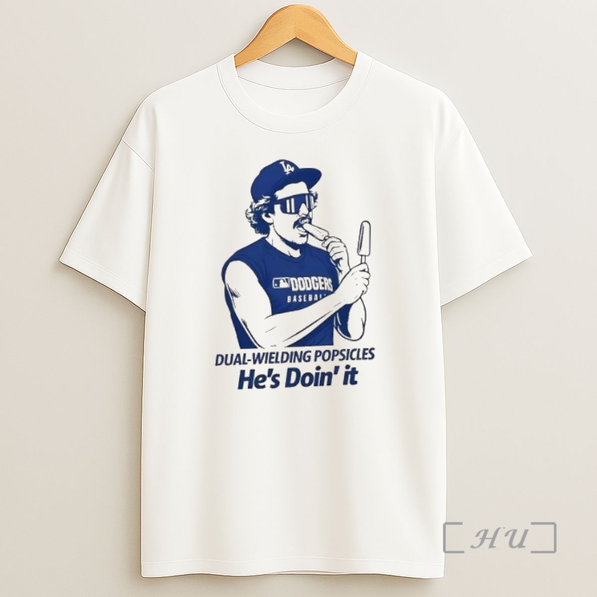Officials Kike Hernandez Dual Wielding Popsicles Hes Doin It Premium Shirt Sweatshirt Tee
