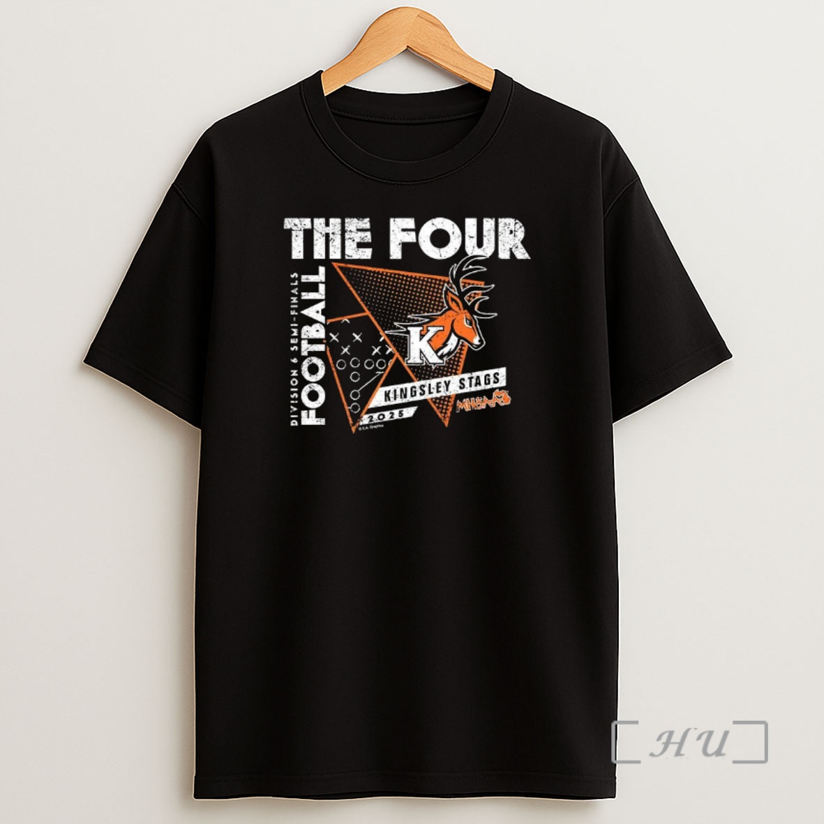 Officials Kingsley Stags 2025 Mhsaa Football Division 6 The Four Premium Shirt Sweatshirt Tee