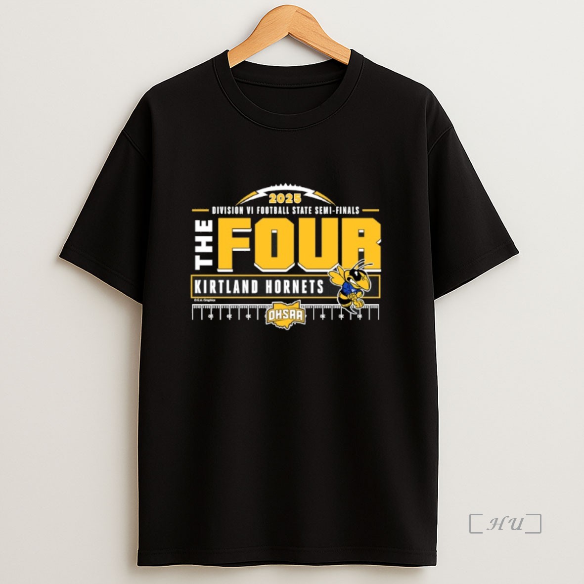 Officials Kirtland Hornets 2025 Mhsaa D6 Football State Semi Finals The Four Premium Shirt Sweatshirt Tee