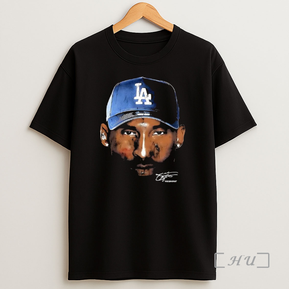 Officials Kobe Bryant Los Angeles Dodgers Big Face Signature Premium Shirt Sweatshirt Tee