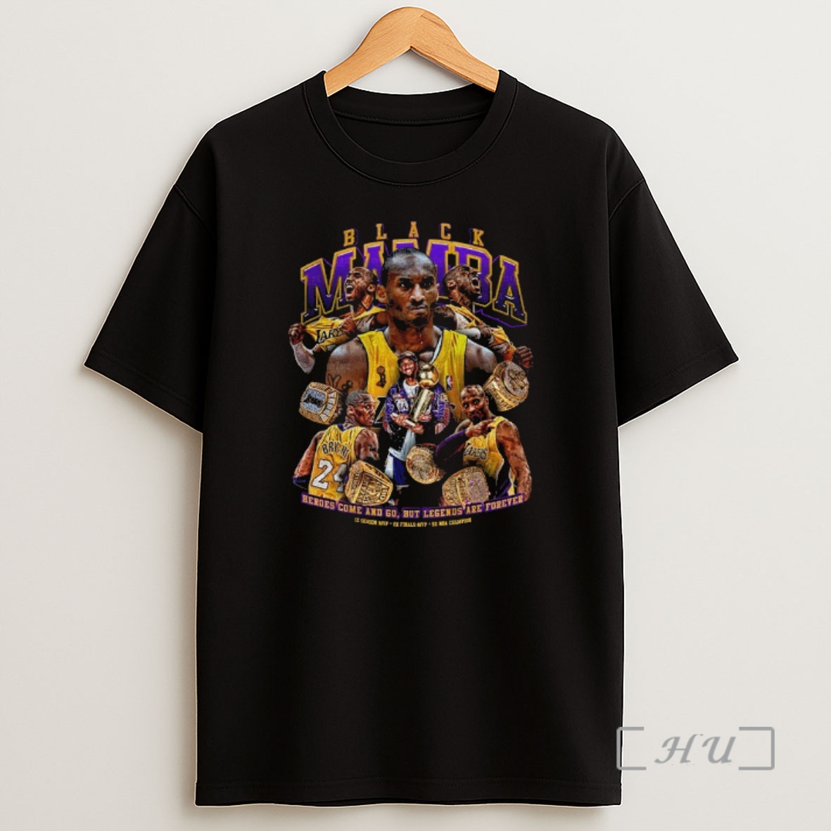 Officials Kobe Bryant Los Angeles Lakers Rings Trophy Heroes Come And Go But Legends Are Forever Nba Basketball Premium Shirt Sweatshirt Tee