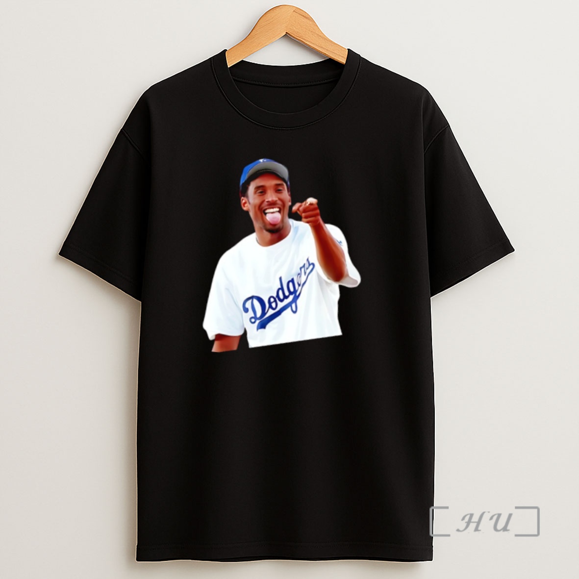 Officials Kobe Bryant Wearing La Dodgers Baseball Premium Shirt Sweatshirt Tee