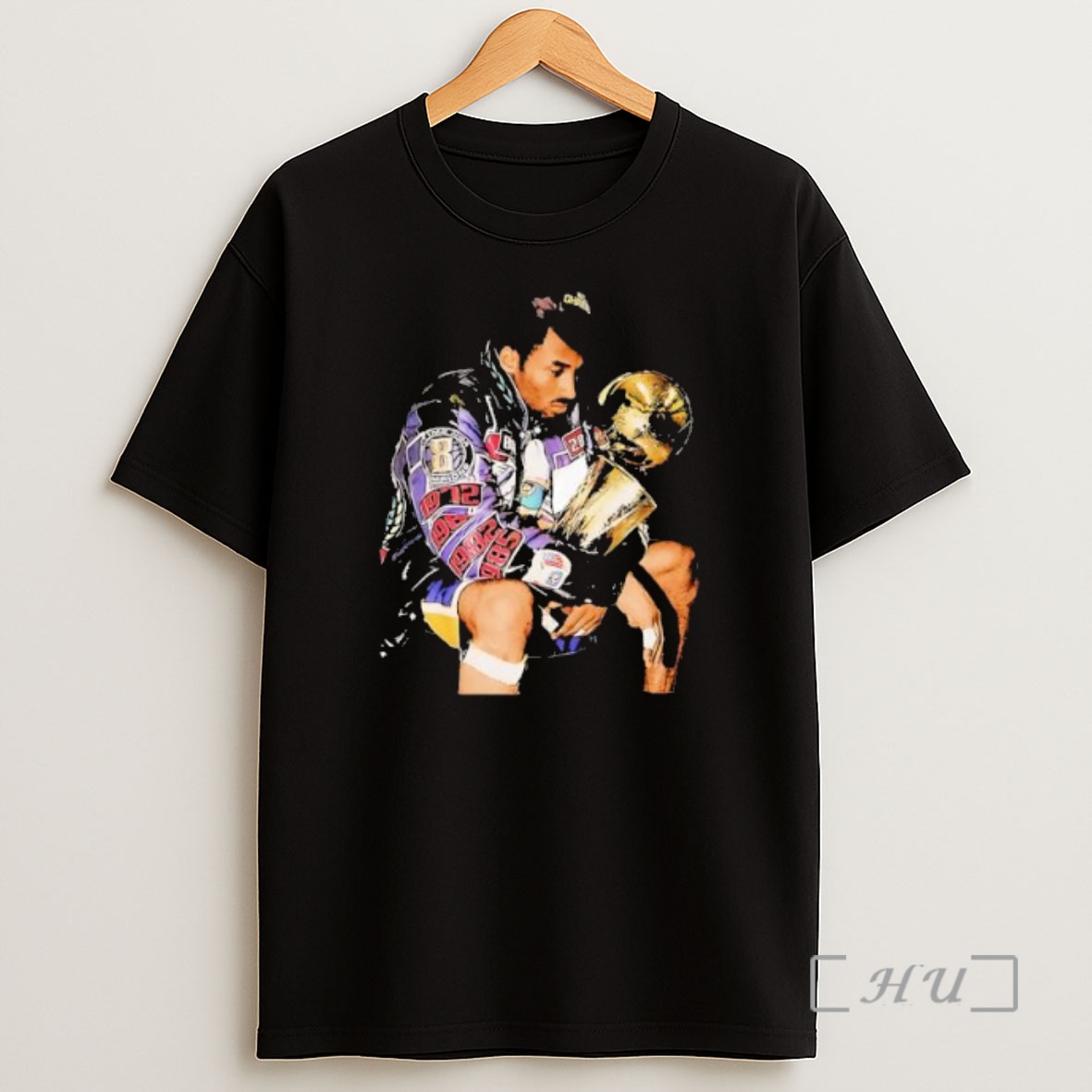 Officials Kobe Bryant Sat Holding The Trophy Graphic Retro Premium Shirt Sweatshirt Tee