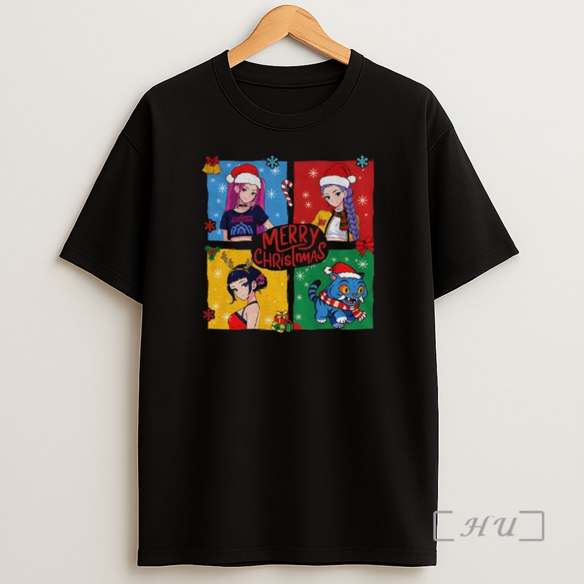 Officials Kpop Demon Hunter Xmas Rumi Mira Zoey Merry Christmas Premium Shirt Sweatshirt Tee