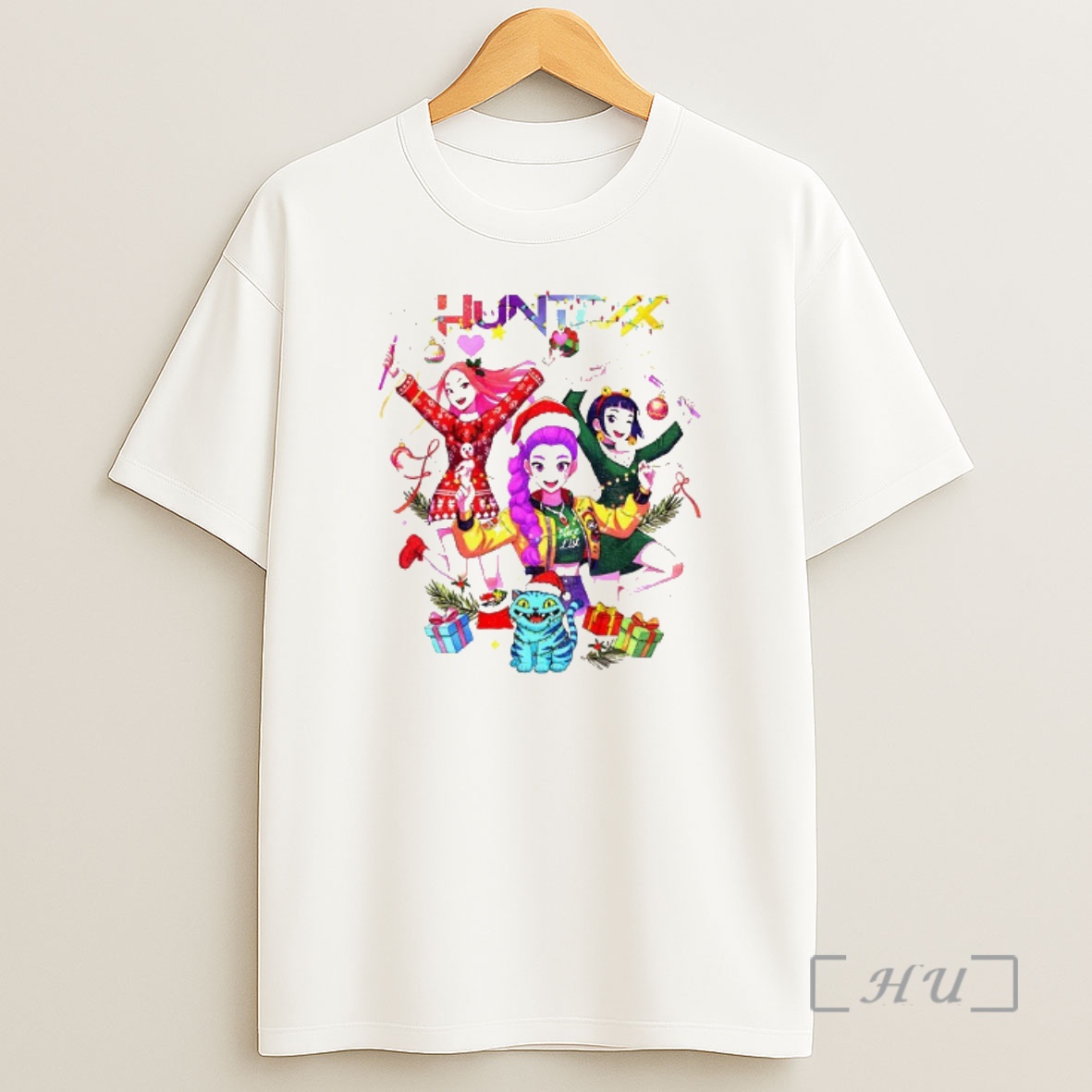 Officials Kpop Demon Huntrix Girls Merry Xmas Merry Christmas Premium Shirt Sweatshirt Tee