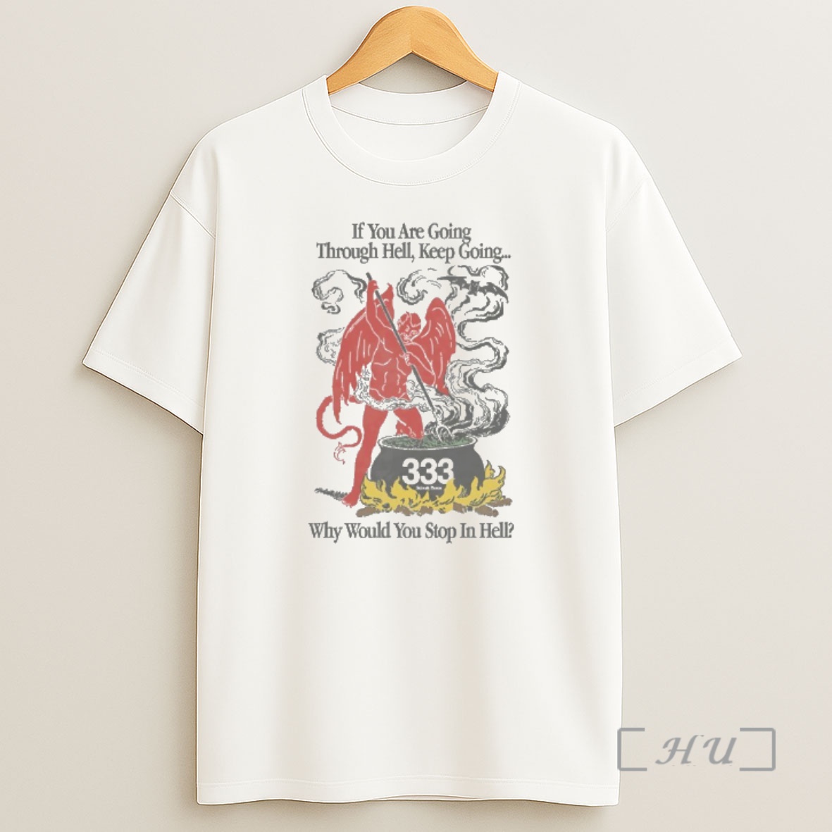 Officials Krampus If You Are Going Through Hell Keep Going Why Would You Stop In Hell Premium Shirt Sweatshirt Tee